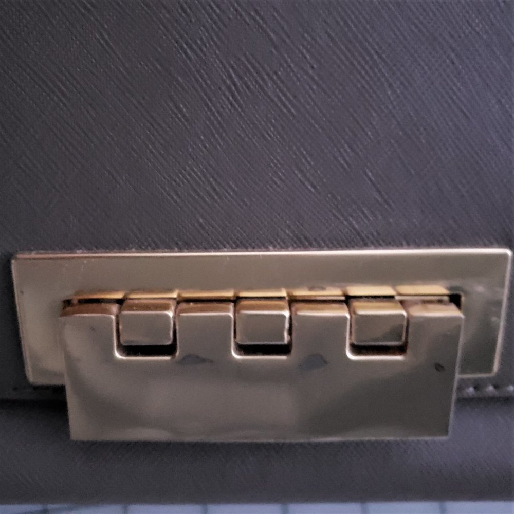 Zac Posen Eartha Luxury Satchel Bag, Taupe - Picture 14 of 15